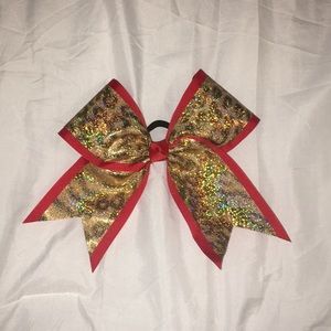 Cheetah Print Cheer Bow